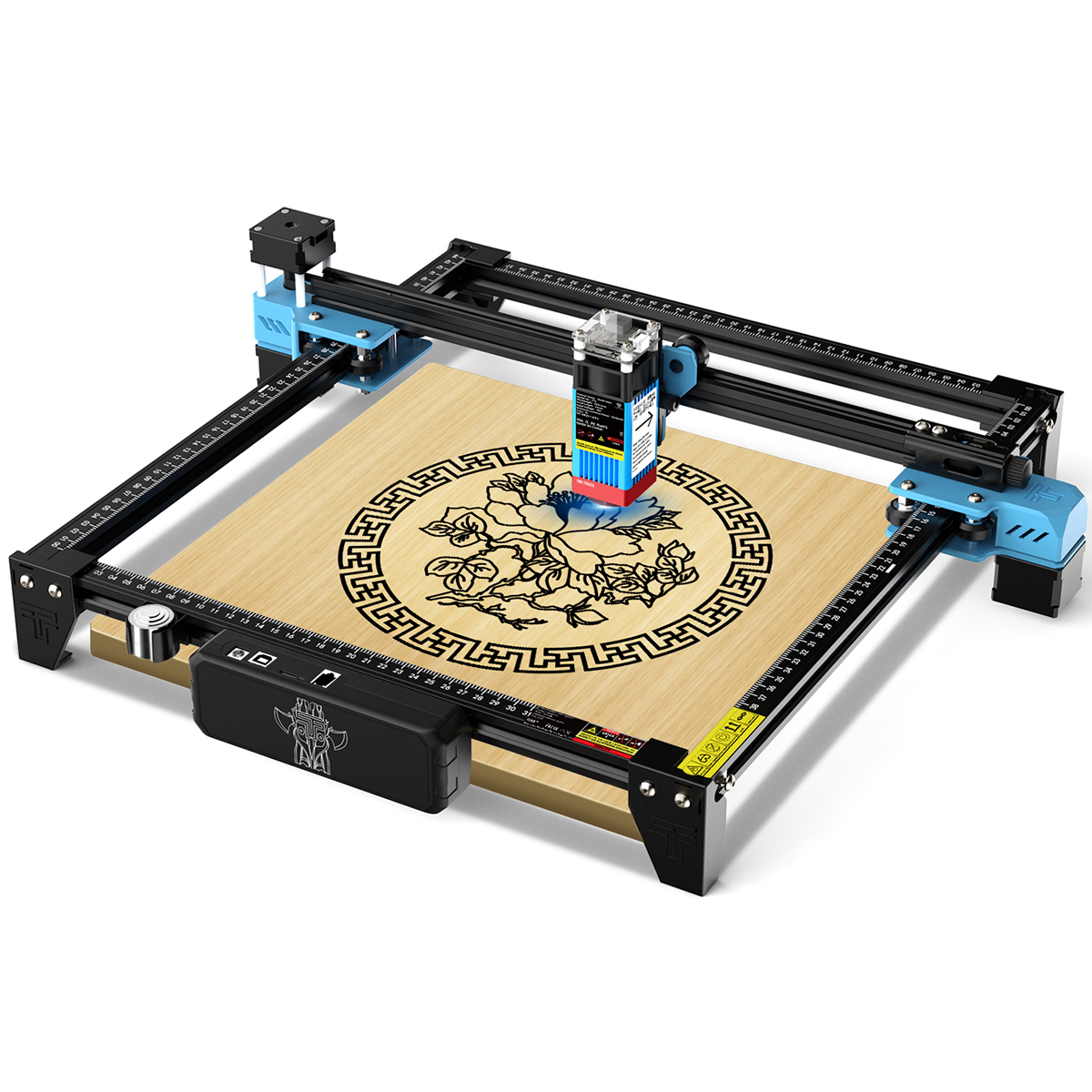 TWOTREES TTS5.5W портативный лазерный гравер для резки 3D Diy Мини металлическая кожа Дерево диодный лазерный гравировальный станок