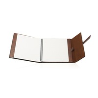 Portafolio de Conferencia A4 de Lujo en Cuero PU con Imanes, Regalo Empresarial para Archivar Documentos, Gran Venta
