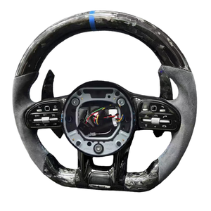 Volante de Fibra de Carbono Forjado Personalizado Profesional para Mercedes Benz W204 W205 W213 W219 W222 A45 E63 Gle Gls Amg <span class=keywords><strong>Gt</strong></span> C63 - Product Image 5