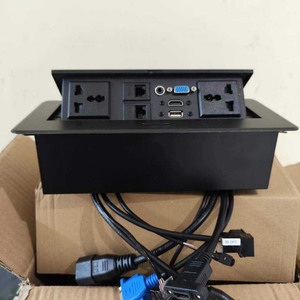 Enchufe Emergente con Estándar Europeo/Británico, Toma <span class=keywords><strong>de</strong></span> Corriente Universal Oculta para Muebles, Escritorio o Mesa - Product Image 5