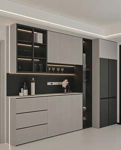 Buffet avec réfrigérateur intégré, armoire multifonctionnelle, ensembles de meubles de salle à manger personnalisés - Product Image 2