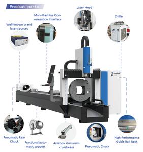 Ống 45 độ vát ống cắt laser độ chính xác cao Cắt Ống Laser xử lý cắt laser tự động cắt nhôm - Product Image 2