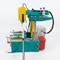 Perfil automático de aluminio, enrutador de copia de aluminio, manija de llave, orificio de puerta y orificios de bloqueo, fresadora de perforación de ventanas
