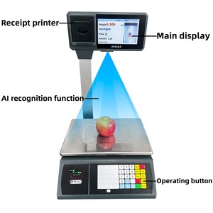 เครื่องชั่งดิจิทัล AI สำหรับร้านขายเนื้อพิมพ์ฉลากตัวเลขสินค้าสนับสนุน - Product Image 4
