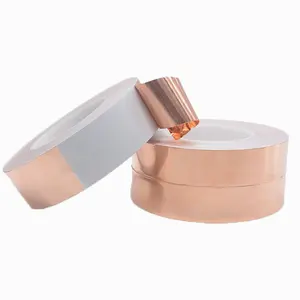 Factory Direct Sales Purple Bright and Smooth Lightning Protection Copper Earthing Tape,Cooper Foil Conductive Tape