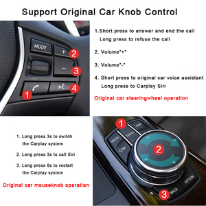 Linux hệ thống Apple Car chơi <span class=keywords><strong>Android</strong></span> Auto F30 màn hình cảm ứng cho BMW F02 F06 F15 F20 F22 F25 F31 F32 NBT CIC đa phương tiện âm thanh - Product Image 3