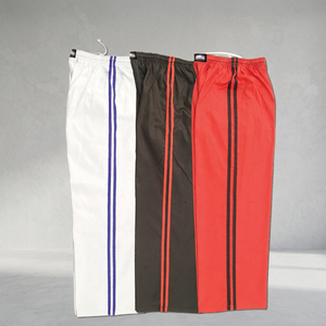 Premium Quality Lightweight Men's Women's Satin 100% Polyester Kickboxing Training Trousers for MMA Martial Arts Taekwondo - Product Image 2