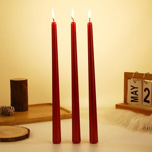 럭셔리 유럽 스타일 테이퍼 캔들 기둥 무향 높은 촛대 파티 단서 이벤트 저녁 식사 크리스마스 추수 감사절 결혼식 - Product Image 3