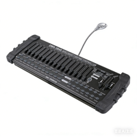 Console de contrôle DMX 384 de haute qualité, vente en gros directe d'usine, console de contrôle professionnelle pour l'éclairage de scène