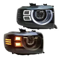 Phares de projecteur LED Land Cruiser série 79 boîtier noir avec kit de mise à niveau étanche certifié DRL DOT/ECE