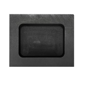 Moule en graphite haute pureté à prix d'usine pour four à induction, dimensions personnalisables pour la coulée d'or, d'argent et de cuivre