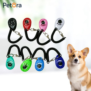 Clicker d'entraînement pour <span class=keywords><strong>chien</strong></span> Petora de haute qualité, appareil portable d'entraînement du comportement des chiots avec cordon de poignet anti-perte, vente en gros - Product Image 1