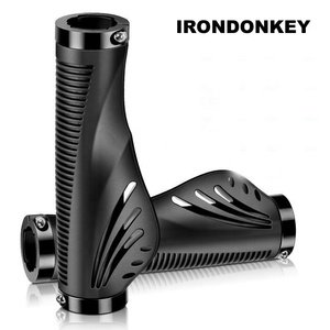Универсальные двусторонние резиновые накладки на руль IRONDONKEY с дизайном решетки для велосипедов <span class=keywords><strong>BMX</strong></span> и горных велосипедов - Product Image 6