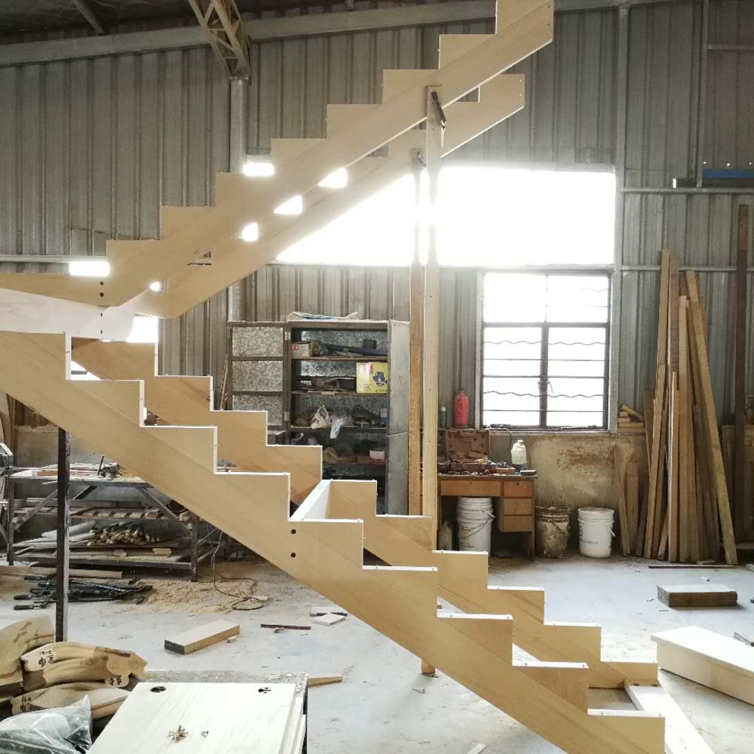 Корпус для лестницы Stringer, деревянная лестница из красного дуба, балясины и перила, поручни для лестницы
