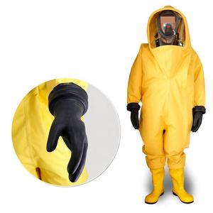 SCBAに適したATI-FIRE卸売高品質完全密閉型化学保護スーツ - Product Image 3