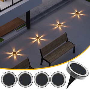 Luz Solar Decorativa para Suelo IP65 con 6 LED para Exteriores, Patio, Jardín, Balcón, Escaleras - Product Image 2