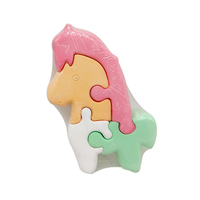 Ensemble de craie pour enfants Style poney craie de trottoir colorée créative non toxique pour jouets de dessin