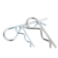 Prix d'usine, attaches en acier inoxydable 18-8, goupilles à ressort, clips de type R, goupille de type R pour utilisation sur les systèmes de verrouillage de goupille d'attelage