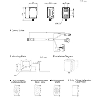 Scanner de code QR fixe OEM IP67 Scanner de code à barres fixe industriel 2D Ethernet pour trieur logistique de ligne d'assemblage de convoyeur