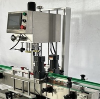 Machine automatique de fermeture de capsulage de bouchon de couvercle de bouteille de gel d'huile essentielle de shampooing en plastique à vis