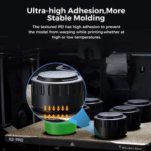 Plaque de construction Creality K2 PEI, accessoire d'imprimante 3D, résistant à la chaleur, haute résistance, résistance à l'usure - Product Image 4