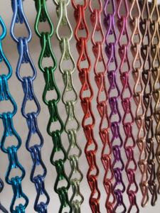 Moustiquaires à maillons de chaîne en Offre Spéciale Rideaux à chaînes en aluminium Écran métallique pour la décoration de la chambre - Product Image 2