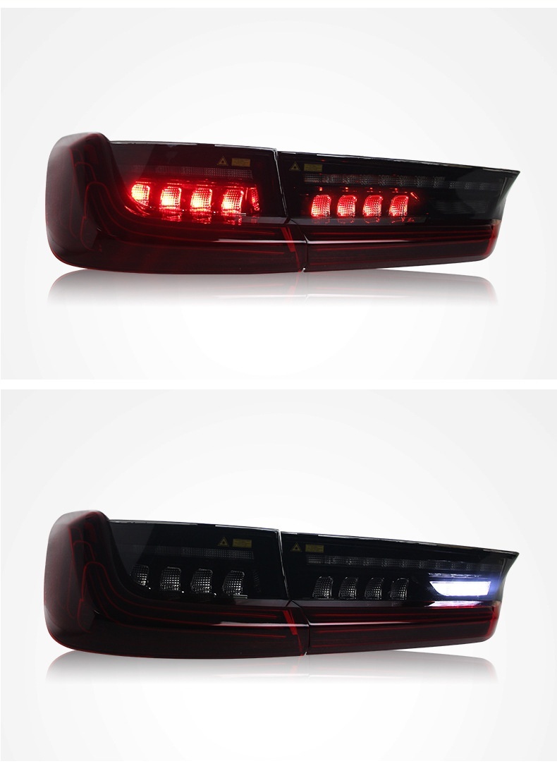 Led taillight assembly red model (set)