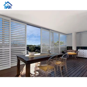 Khuyến mại Phật Sơn tùy biến rèm Venetian bên ngoài cửa sổ cửa chớp an ninh louver nhôm cửa sổ kính - Product Image 3