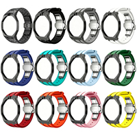 Edelstahl-Uhrengehäuse mit Gummiband-Modifikationskit für Swatch AP Royal Pop Armband für AP Swatch Collab Royal Pop Armband für Swatch