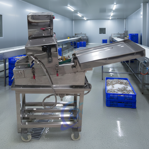 เครื่องตัดกุ้งซูชิ เครื่องเปิดท้องกุ้ง Zolim กำลังไฟ 0.4 กิโลวัตต์ เครื่องตัดกุ้ง <span class=keywords><strong>EBI</strong></span> 70 กิโลกรัม เครื่องแปรรูปกุ้ง - Product Image 1