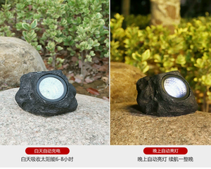Lampes solaires LED d'extérieur étanches pour jardin, éclairage paysager décoratif à l'effet soleil levant pour allées, pelouses, jardins, patios et chemins - Product Image 4