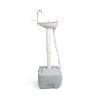 Toilette de camping de chasse d'eau de bateau extérieure portative avec la conception à emporter de lavabo de grande capacité de 20L