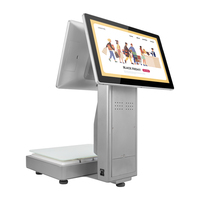Caja Registradora Táctil Todo en Uno Licon Retail POS con Báscula Integrada, Pantalla de 15.6'' con Táctil Capacitivo de 10 Puntos, Windows 7/10