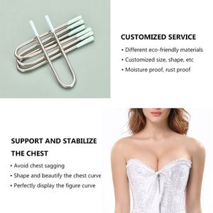 บราสายเคลือบไนลอนแบบกำหนดเองชุดชั้นในสแตนเลสชุดชั้นในเซ็กซี่อุปกรณ์เสริมชุดชั้นในสาย PR - Product Image 2