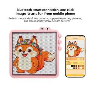 บอร์ดลูกปัดอัจฉริยะ APP พร้อมไฟ LED กระพริบ สำหรับสร้างภาพพิกเซล DIY เกมลูกปัดอิเล็กทรอนิกส์ ของเล่นเสริมพัฒนาการ - Product Image 3