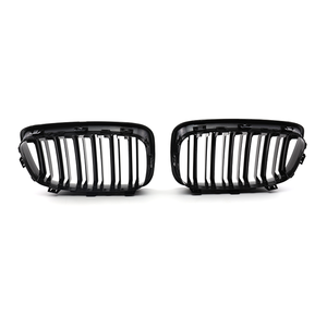 เต็มรูปแบบของอุปกรณ์เสริมในรถยนต์ร้านค้าคู่ไม้ระแนงเงา/สีดำด้าน<span class=keywords><strong>หน้า</strong></span><span class=keywords><strong>กันชน</strong></span>ย่างสำหรับ BMW 1 Series F20 2012-2014 - Product Image 2