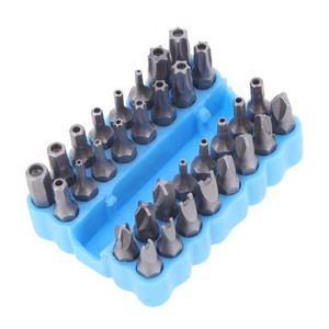 Bộ Tuốc Nơ Vít 33Pc Công Cụ Bảo Mật Máy Khoan Chủ Torx Star Hex Bộ Bit Bảo Mật Torx Star Hex 1/4 "Giá Đỡ Từ Tính Có Vỏ - Product Image 6