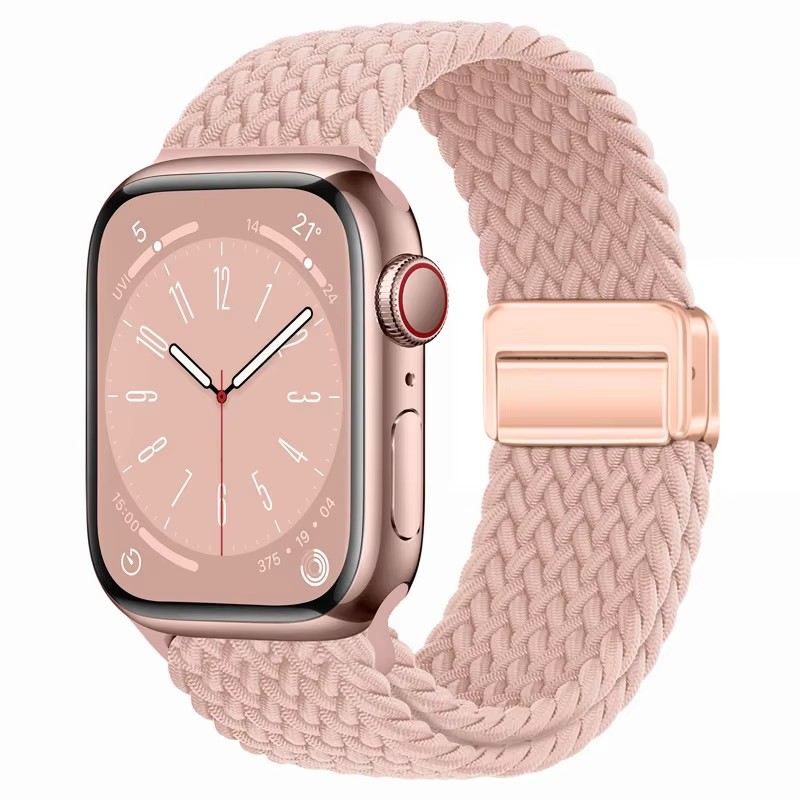 Nylon Loop Bands 38mm 40mm 42mm 44mm 45mm 49mm Elastic Replacement Nylon Braided Smart Watch Strap
