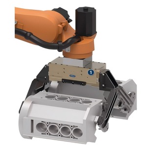 Brazo Robótico Translacional de Dos Dedos Schunk SPG 100 302121 para el Procesamiento de Barras de Acero - Product Image 2