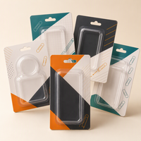 Emballage sous blister OEM/ODM, blister transparent en PET sur carte, carte personnalisée imprimée en usine
