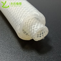 Tuyau composite tressé en silicone bio-pharmaceutique transparent tuyau de tube en silicone tressé de bière de qualité alimentaire
