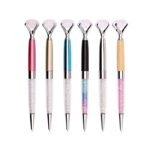 Promozionale Mulit-colori cristallo rotto diamante ruotare penna a sfera in metallo con Logo personalizzato stampato per i regali - Product Image 5