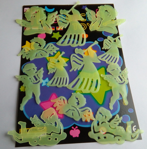 Haute luminosité 3D étoile et lune lueur fluorescente dans l'obscurité lumineuse sur le mur autocollants auto-adhésifs pour chambre d'enfants décalcomanie bricolage décoration - Product Image 3