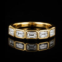 Bague de mariage pour femme en argent S925, moissanite et pierres multiples, entièrement sertie de diamants, de haute qualité, exquise et tendance, fabriquée en usine
