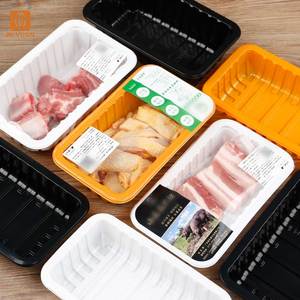 PP monouso termosaldatura mappa vassoio cibo da asporto pollo scatola di imballaggio vassoio di plastica vassoio Snack di carne - Product Image 1