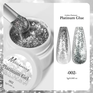 JTING TPO 15ml Esmalte de Uñas en Gel UV con Base de Encaje, Diseño Francés Abstracto Negro/Blanco, DIY, LED, Sin HEMA, Larga Duración, No Tóxico, en Botella - Product Image 6