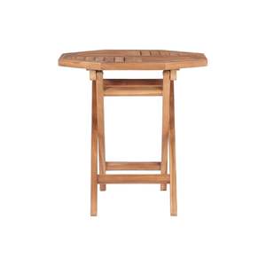 Table à manger pliante Perch avec une beauté classique en teck, design pliable, résistante aux UV et durable pour les espaces extérieurs - Product Image 2