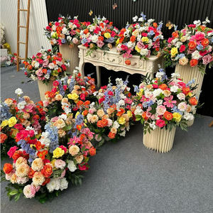L-832 Centro de Mesa de Flores Coloridas Personalizadas a Precio de Fábrica, Centro de Mesa de Flores de Gran Tamaño Estilo <span class=keywords><strong>Campo</strong></span> para Bodas - Product Image 1