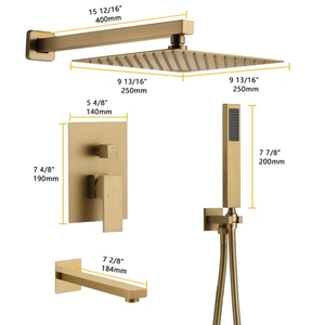 Hot bán thông minh phòng tắm vòi sen Set với vòi Vòi sen đầu - Product Image 3