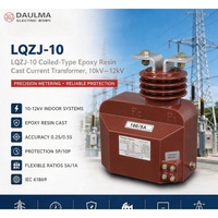 Transformateur de courant en résine époxy de type bobiné LQZJ-10 pour appareillage de commutation 10kV-12kV, 5A/1A, précision 0.2/0.5/10P